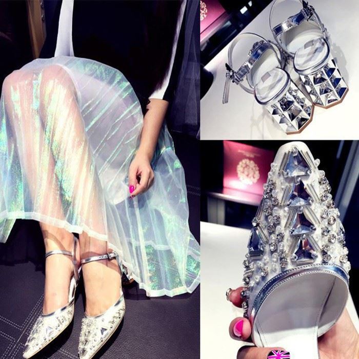 Sew on crystal for wedding dress usage